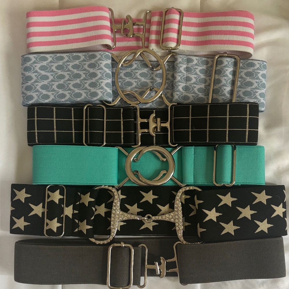 Equestrian elastic belts